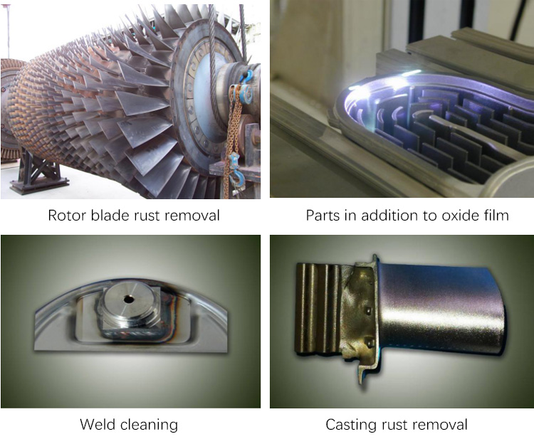 Máy làm sạch gỉ sét, dầu mỡ, bụi bẩn bằng laser IPG